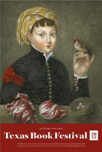 2015 Texas Book Festival Poster by Fatima Ronquillo